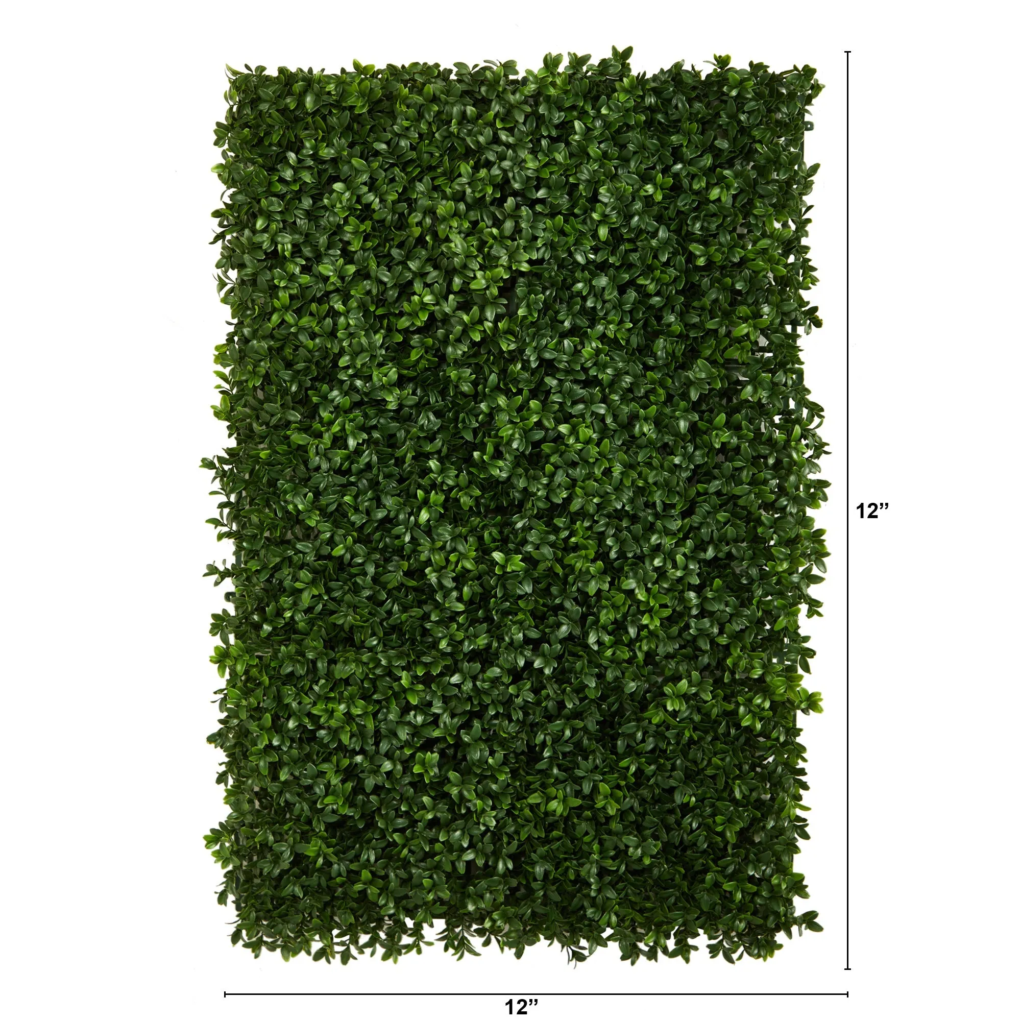 12” Tea Leaf Artificial Wall Mat (Indoor/Outdoor) (Set of 6)