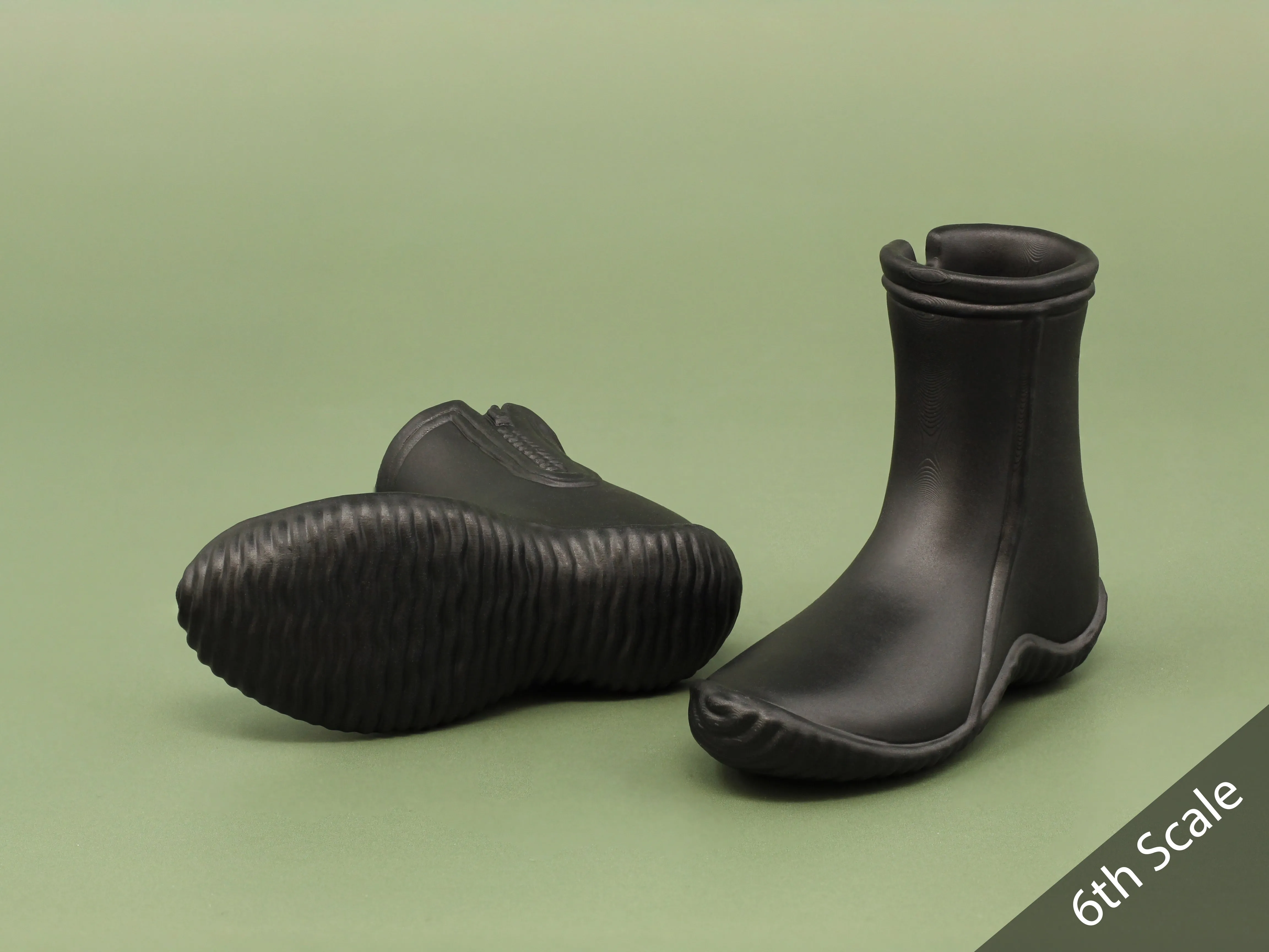 1/6 or 1/12 - Custom 3D - Diving Boots (Peg Type)