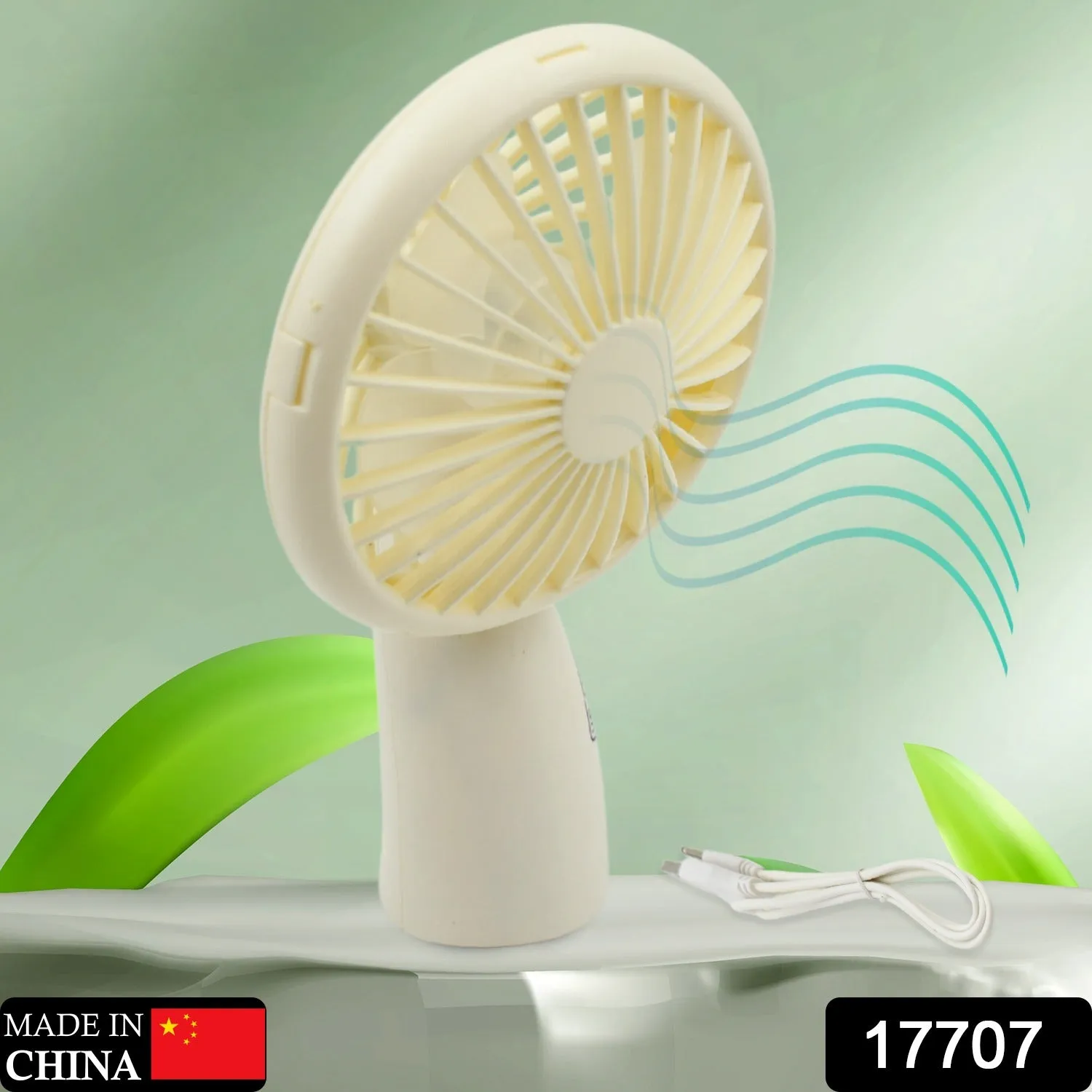 17707 Mini Handheld Fan, Portable Rechargeable Mini Fan, Portable Easy to Carry, for Home, Office, Travel and Outdoor Use (1 Pc)