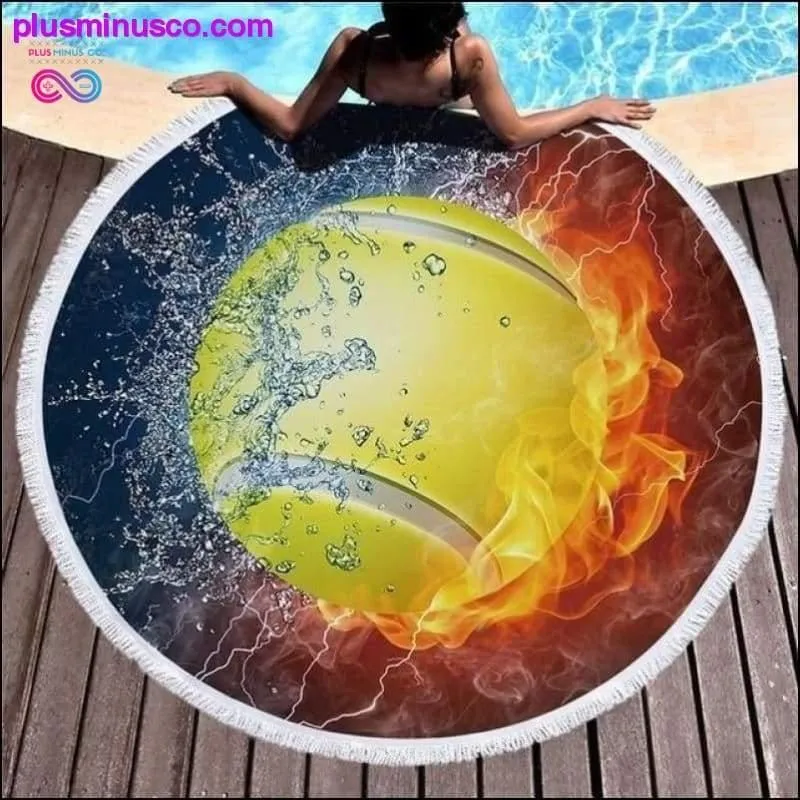 2020 Newest Cool Football Sports Summer Round Swimming Beach