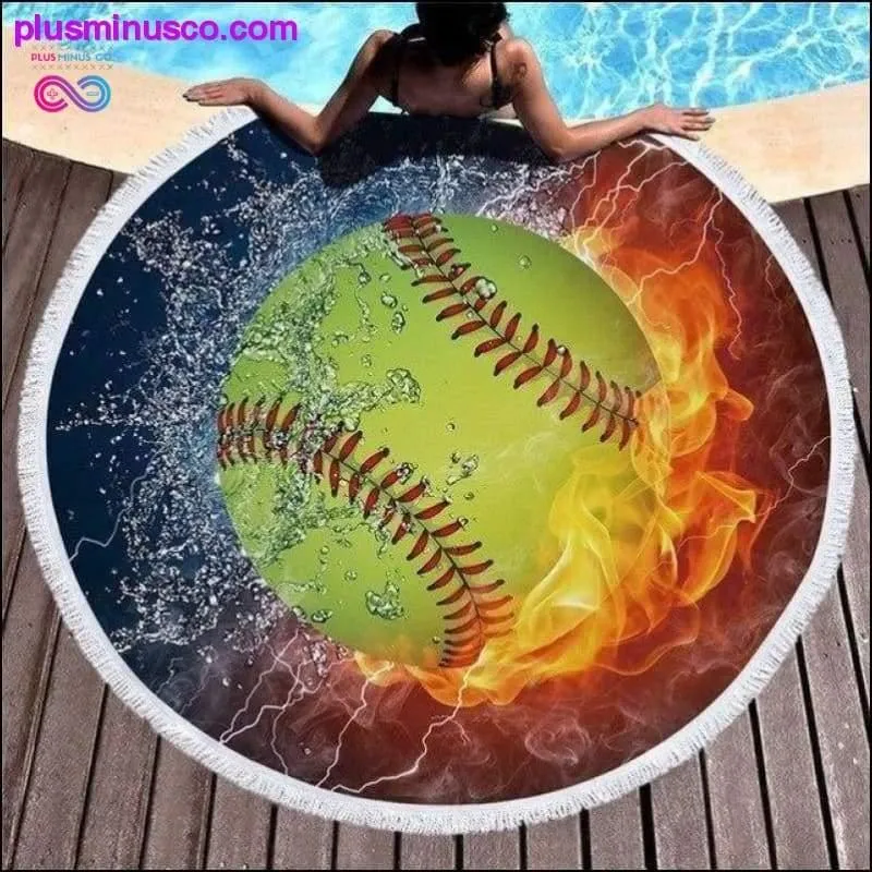 2020 Newest Cool Football Sports Summer Round Swimming Beach