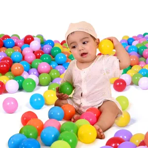 25PCS/LOT Cute Ocean Ball Eco Friendly Soft Plastic Tent Water Pool Ocean Wave Baby Toys Beach Ball