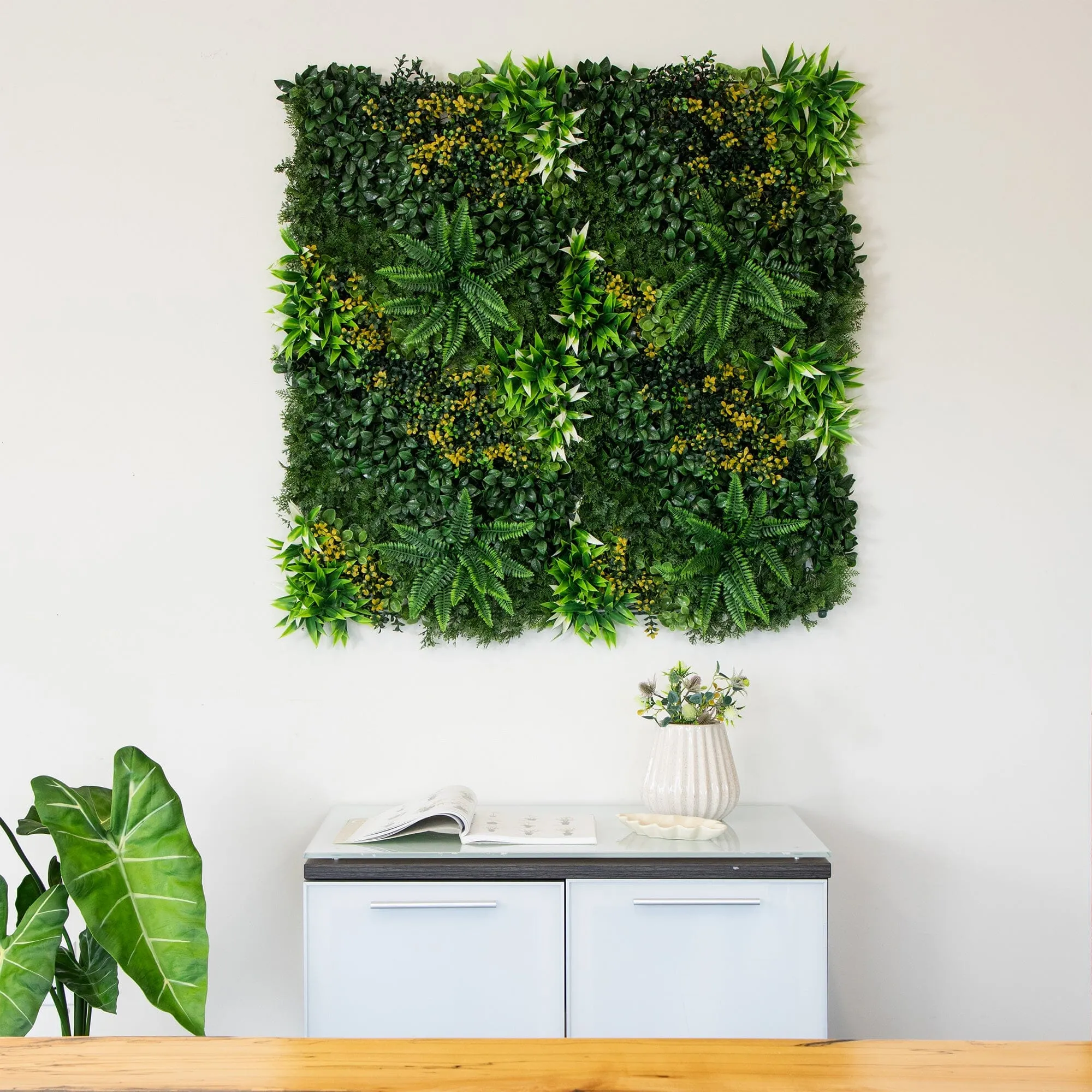 40” x 40” UV Resistant Hawaiian Islands Artificial Living Wall Panel (Indoor/Outdoor)