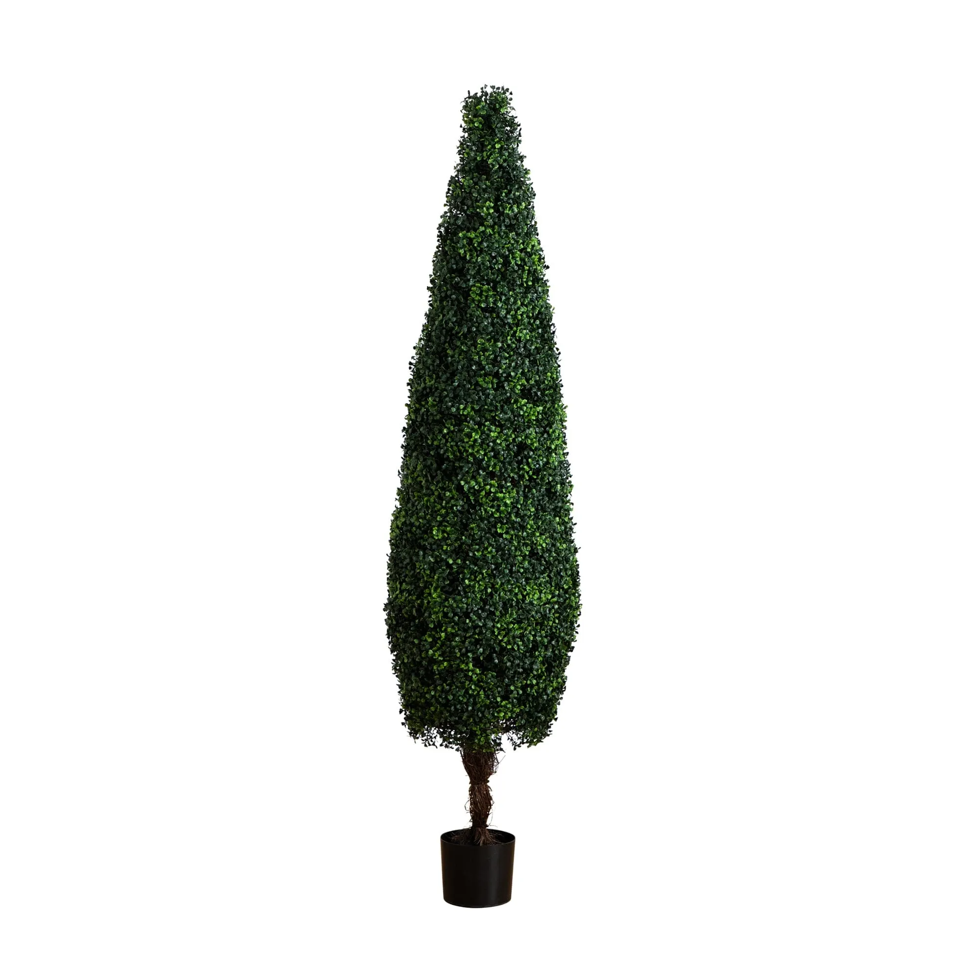 6’ UV Resistant Artificial Boxwood Topiary  Cone Tree (Indoor/Outdoor)