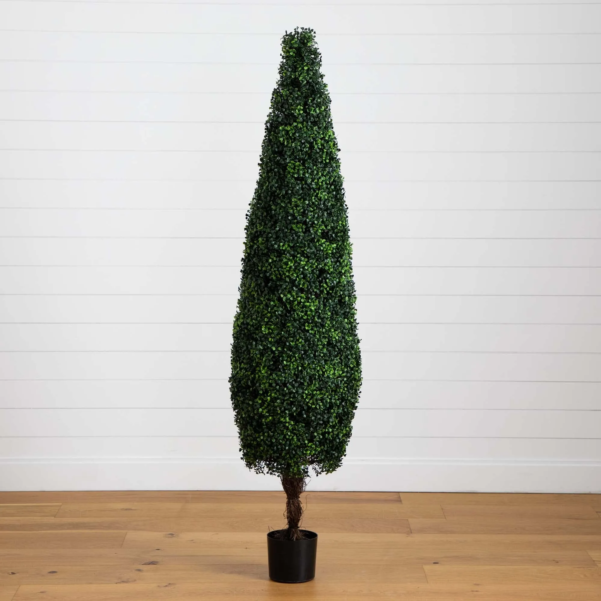 6’ UV Resistant Artificial Boxwood Topiary  Cone Tree (Indoor/Outdoor)