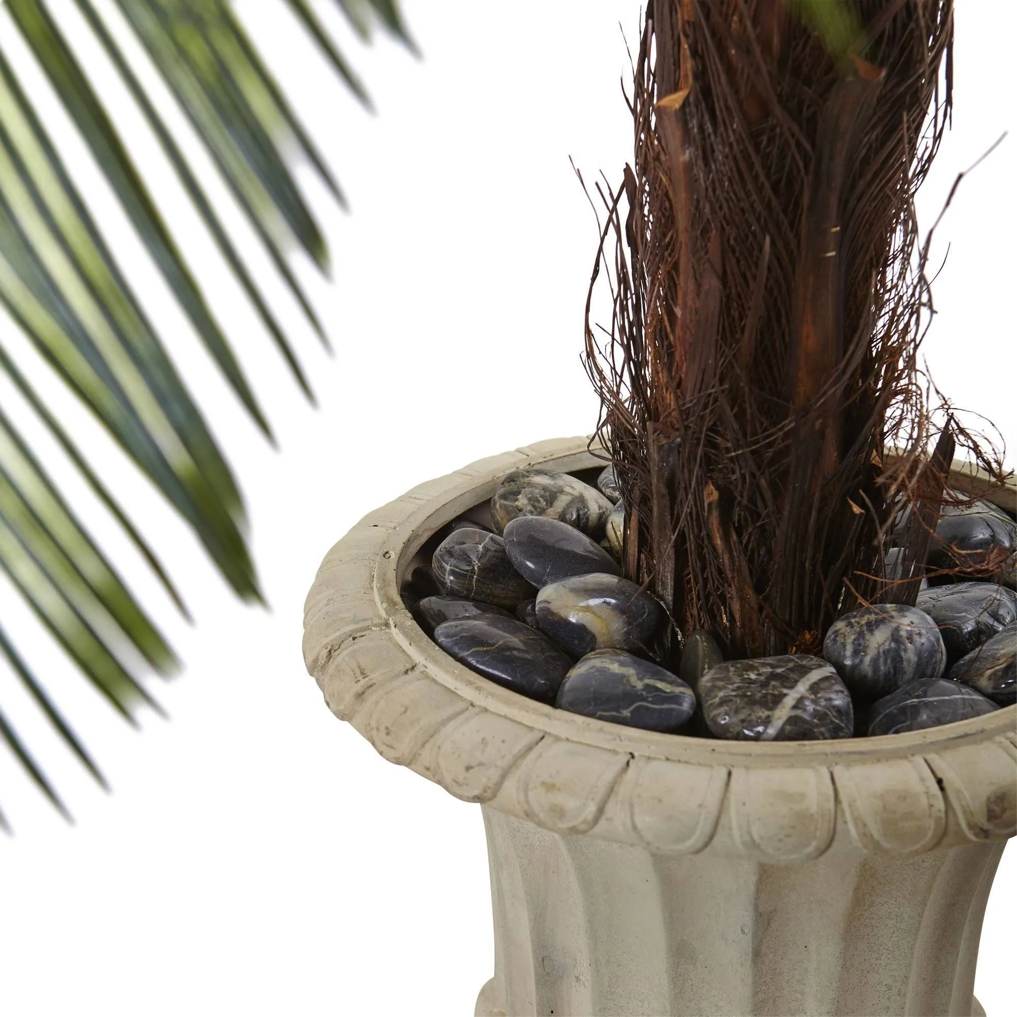 65” Cycas Artificial Plant in Urn UV Resistant (Indoor/Outdoor)