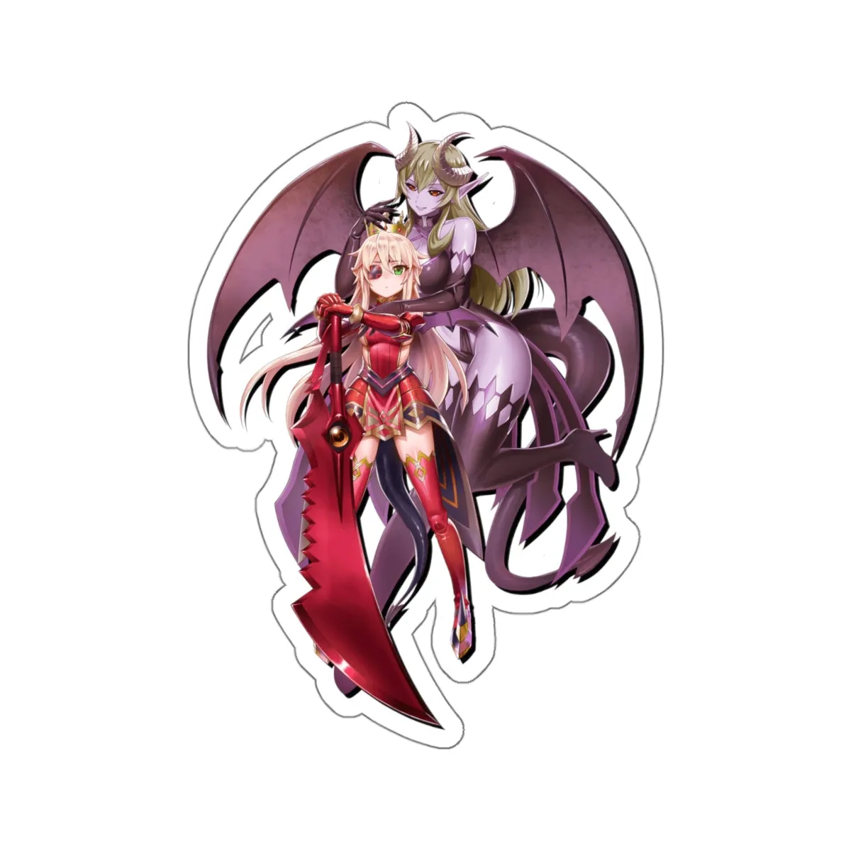 Aldra Delmore Queen's Blade Waterproof Sticker - Weatherproof Vinyl Car Decal