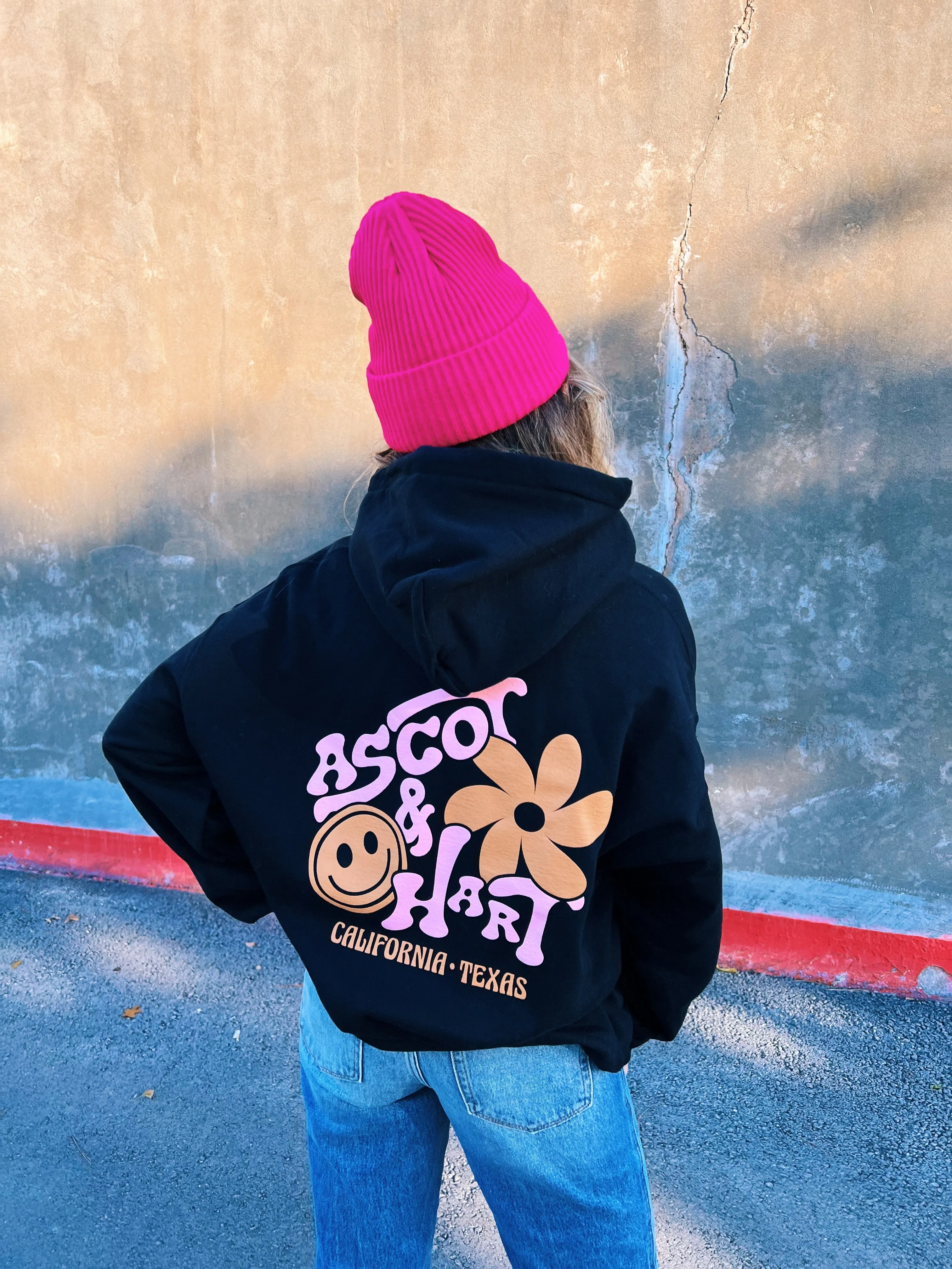 Ascot   Hart Flower Logo Hoodie