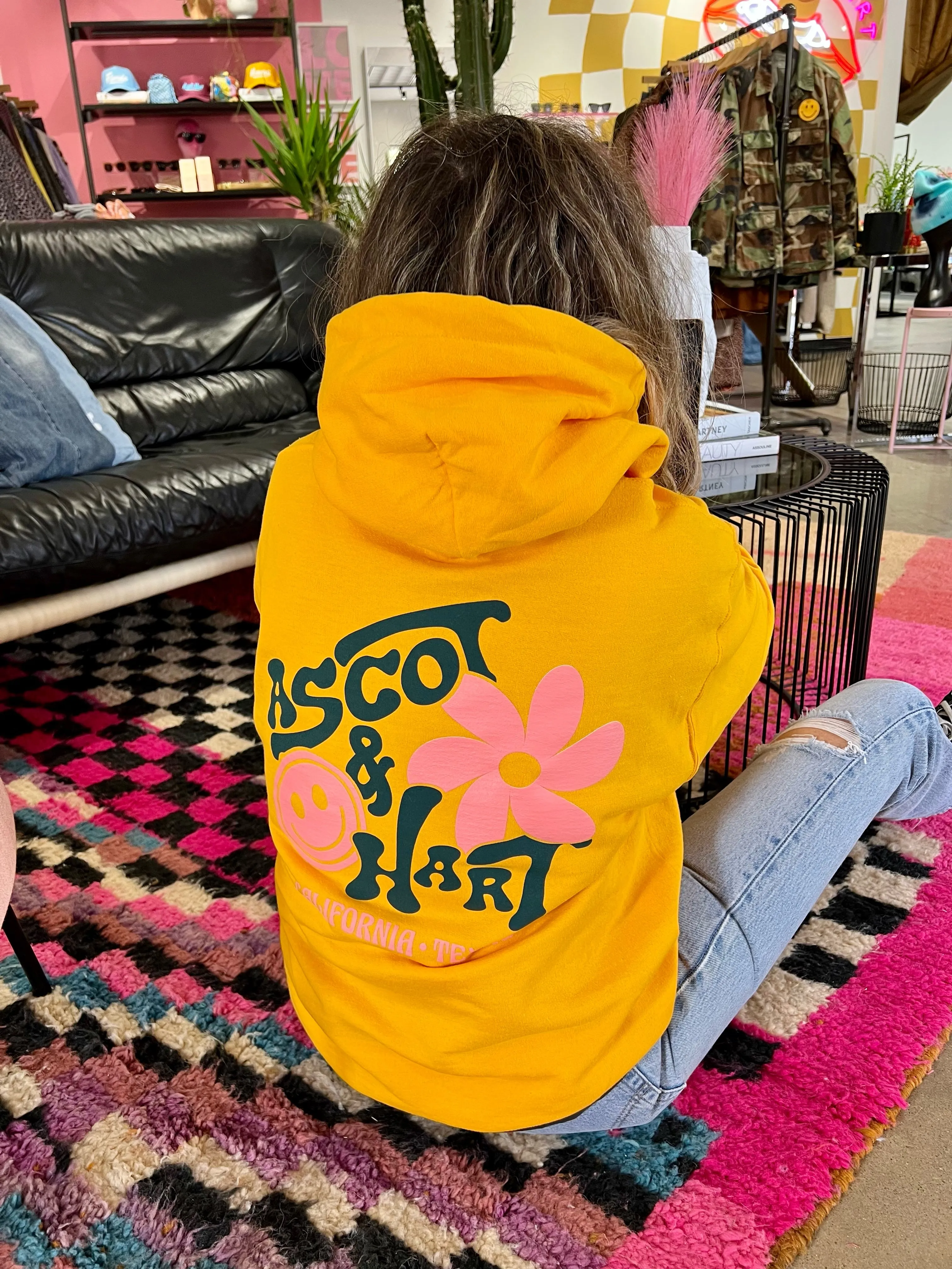 Ascot   Hart Flower Logo Hoodie