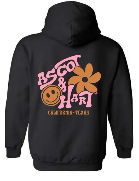 Ascot   Hart Flower Logo Hoodie