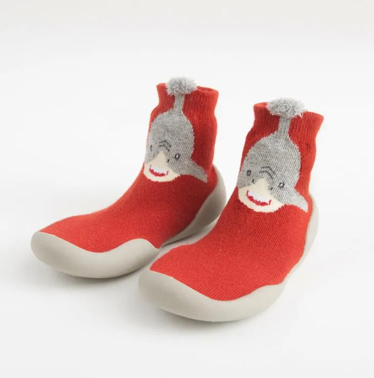 Baby Animal Cartoon Design Non-slip Sock Shoes