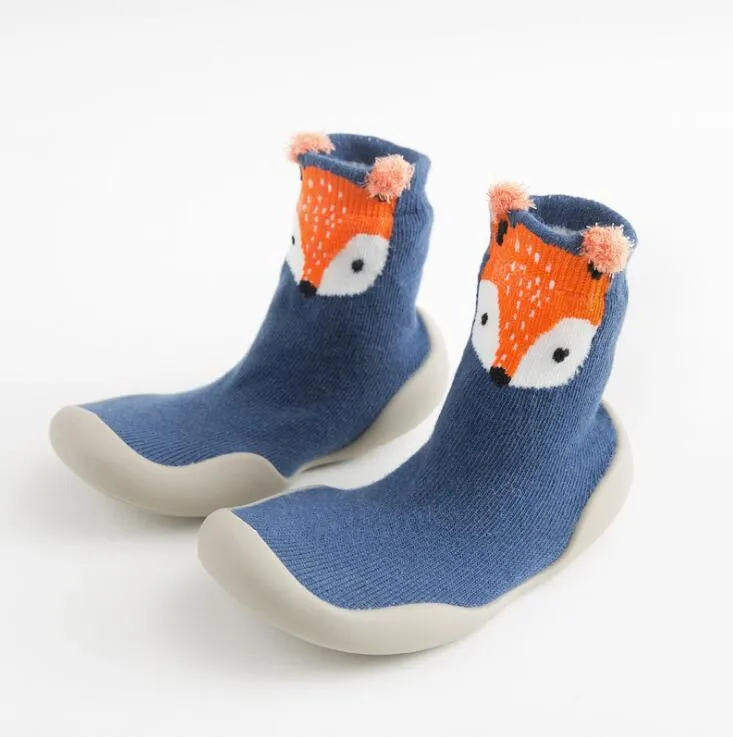 Baby Animal Cartoon Design Non-slip Sock Shoes