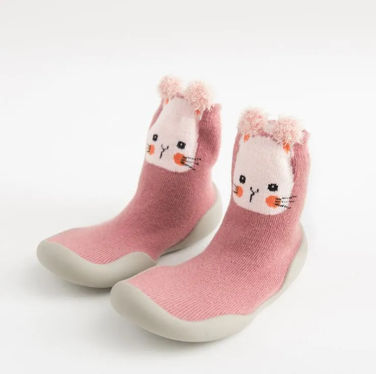 Baby Animal Cartoon Design Non-slip Sock Shoes