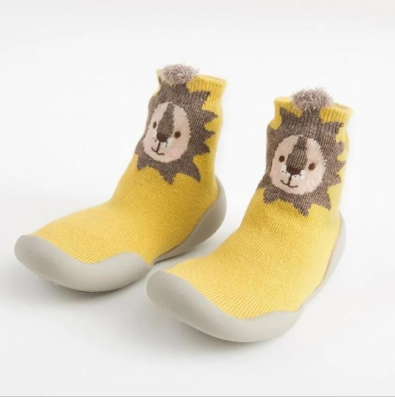 Baby Animal Cartoon Design Non-slip Sock Shoes