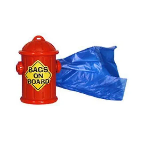 Bags on Board Fire Hydrant Dispenser Clip Strip 15bags