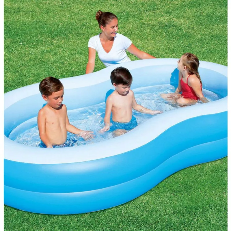 Bestway Inflatable Pool 262X157X46Cm - Blue