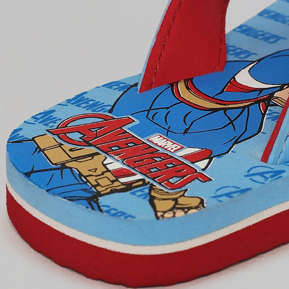 Blue Avengers Theme Flip Flop