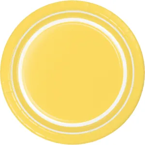 Bulk Soft Yellow 10ct Sturdy Style 8.75 Inch 8.75 inch Paper Dinner Plate (120 per Case)