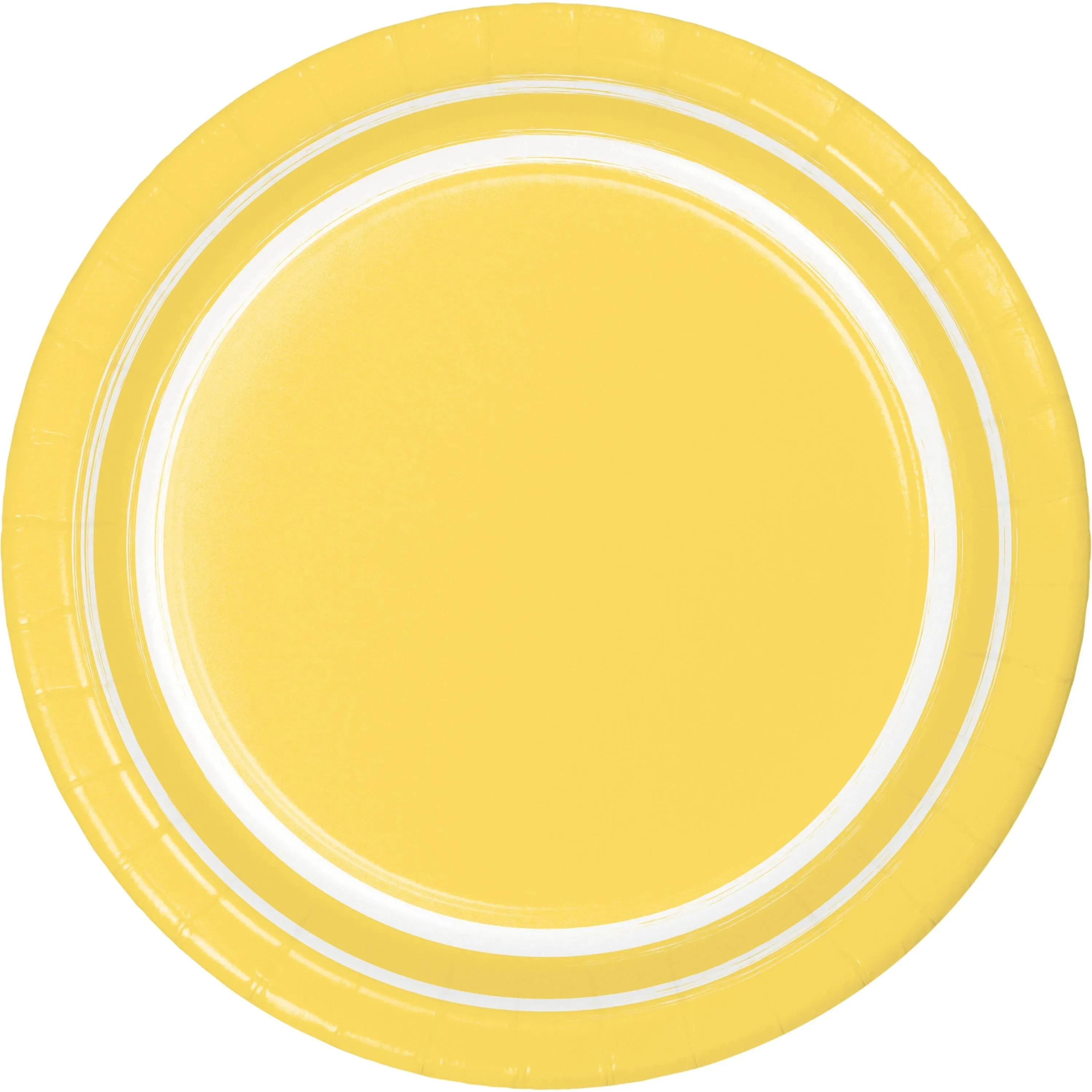 Bulk Soft Yellow 10ct Sturdy Style 8.75 Inch 8.75 inch Paper Dinner Plate (120 per Case)