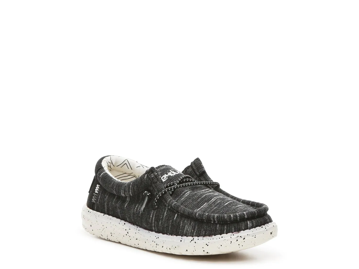 Children's slip-ons Hey Dude Wally, black