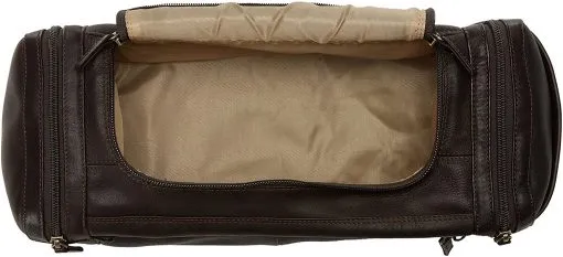 Derek Alexander Leather DERBY- Large Zippered Travel Kit