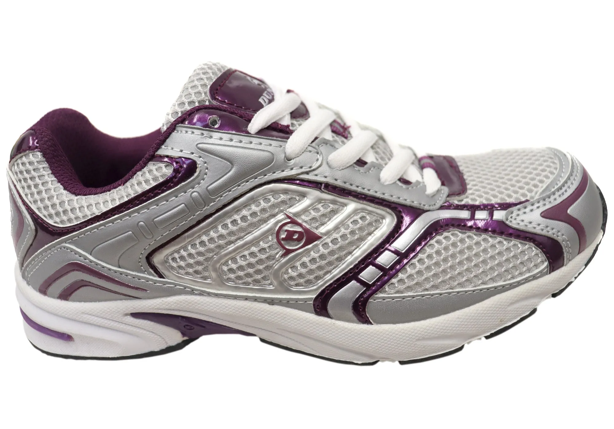 Dunlop Quest Womens Comfortable Lace Up Athletic Shoes