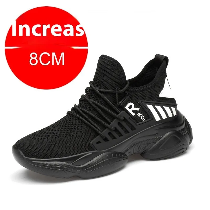 Elevator Men's Fashion Heel Lifed Sports Casual Shoes