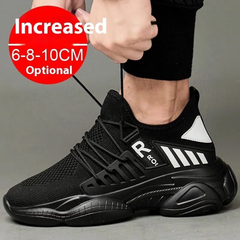 Elevator Men's Fashion Heel Lifed Sports Casual Shoes