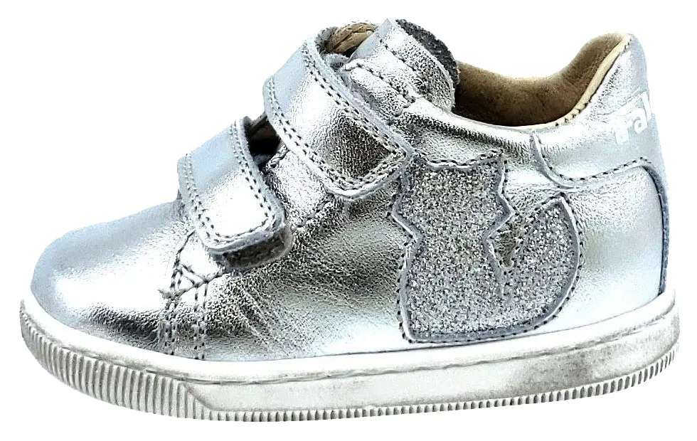 Falcotto Girls KLINGON Shoes, GLITTER ARGENTO