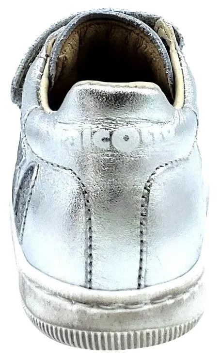 Falcotto Girls KLINGON Shoes, GLITTER ARGENTO