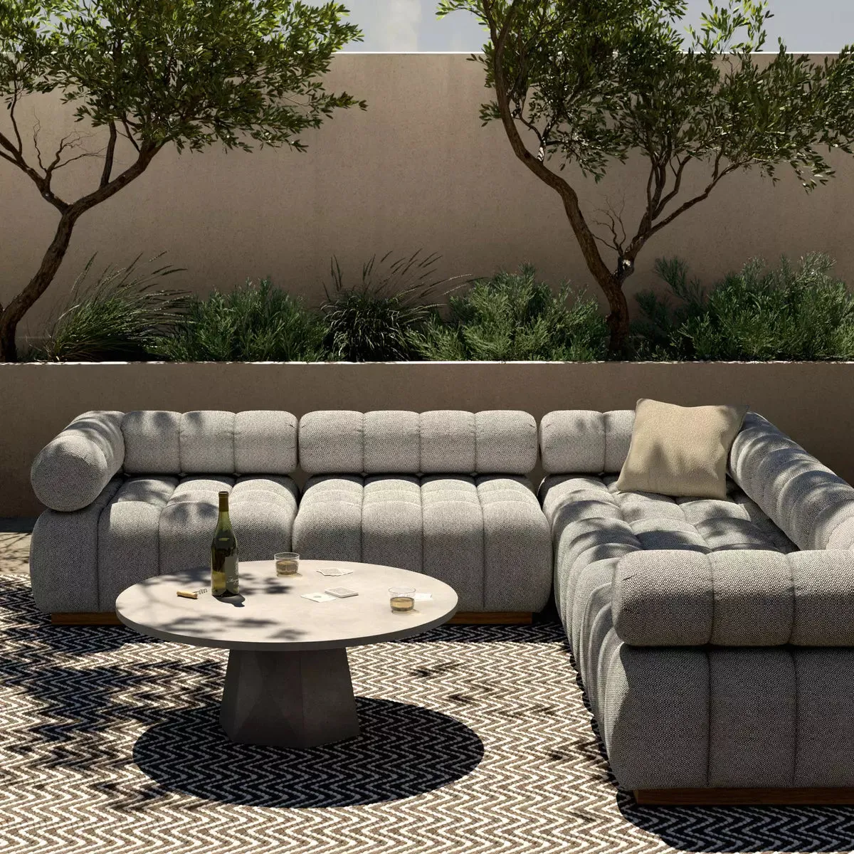 Florida Outdoor 5-Piece Sectional