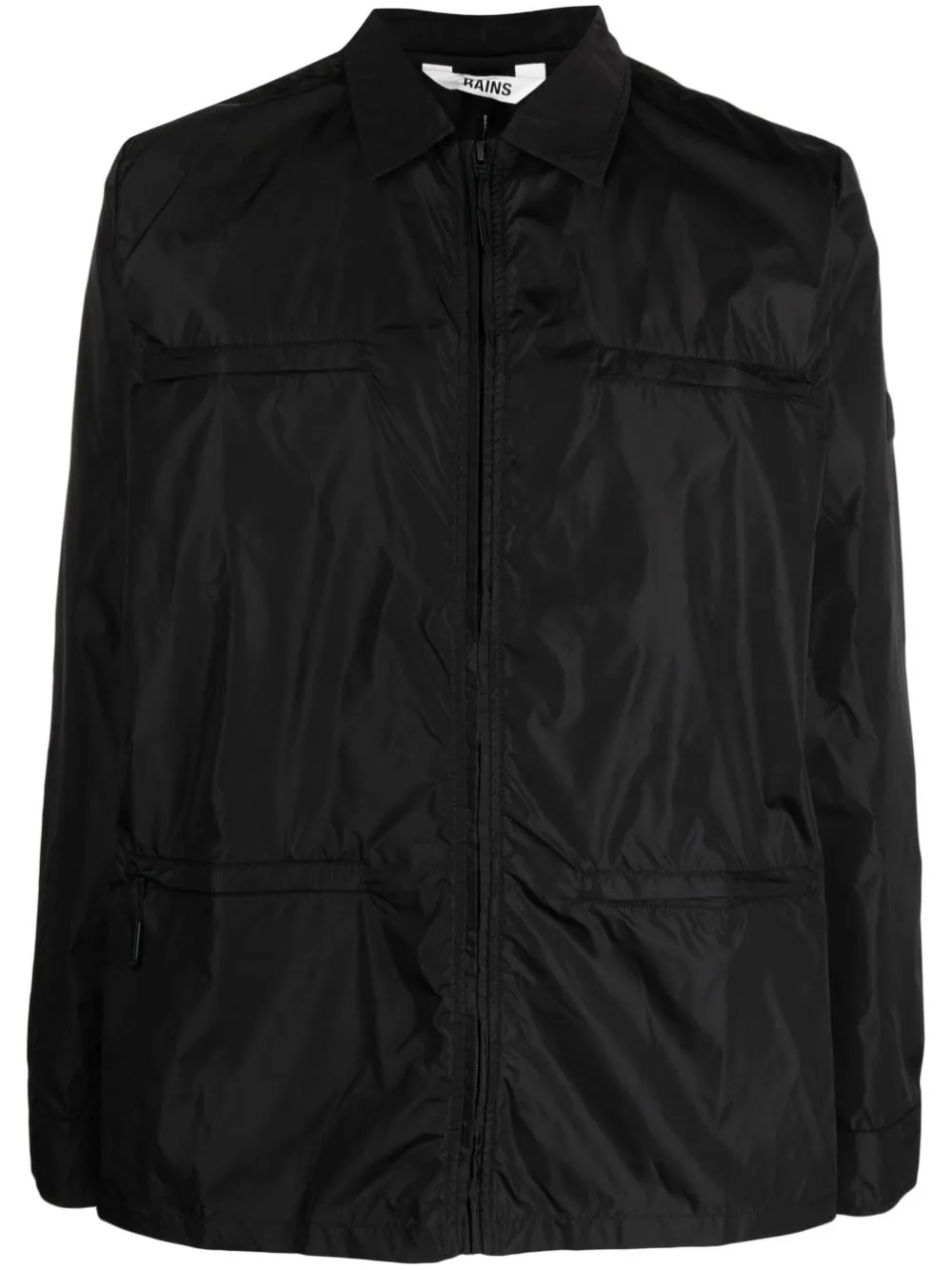 front zip-fastening windbreaker