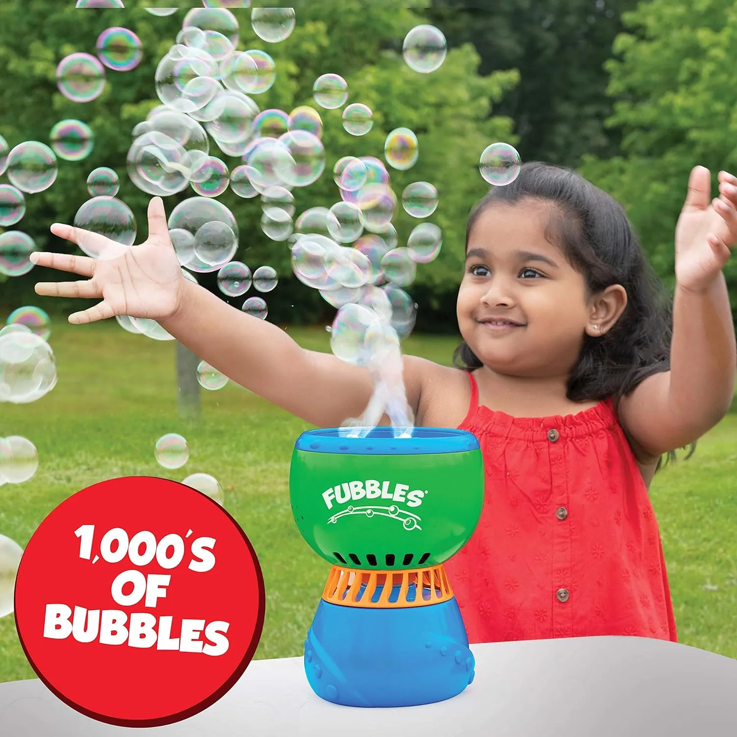 Fubbles No-Spill Fun-Finiti Bubble Machine