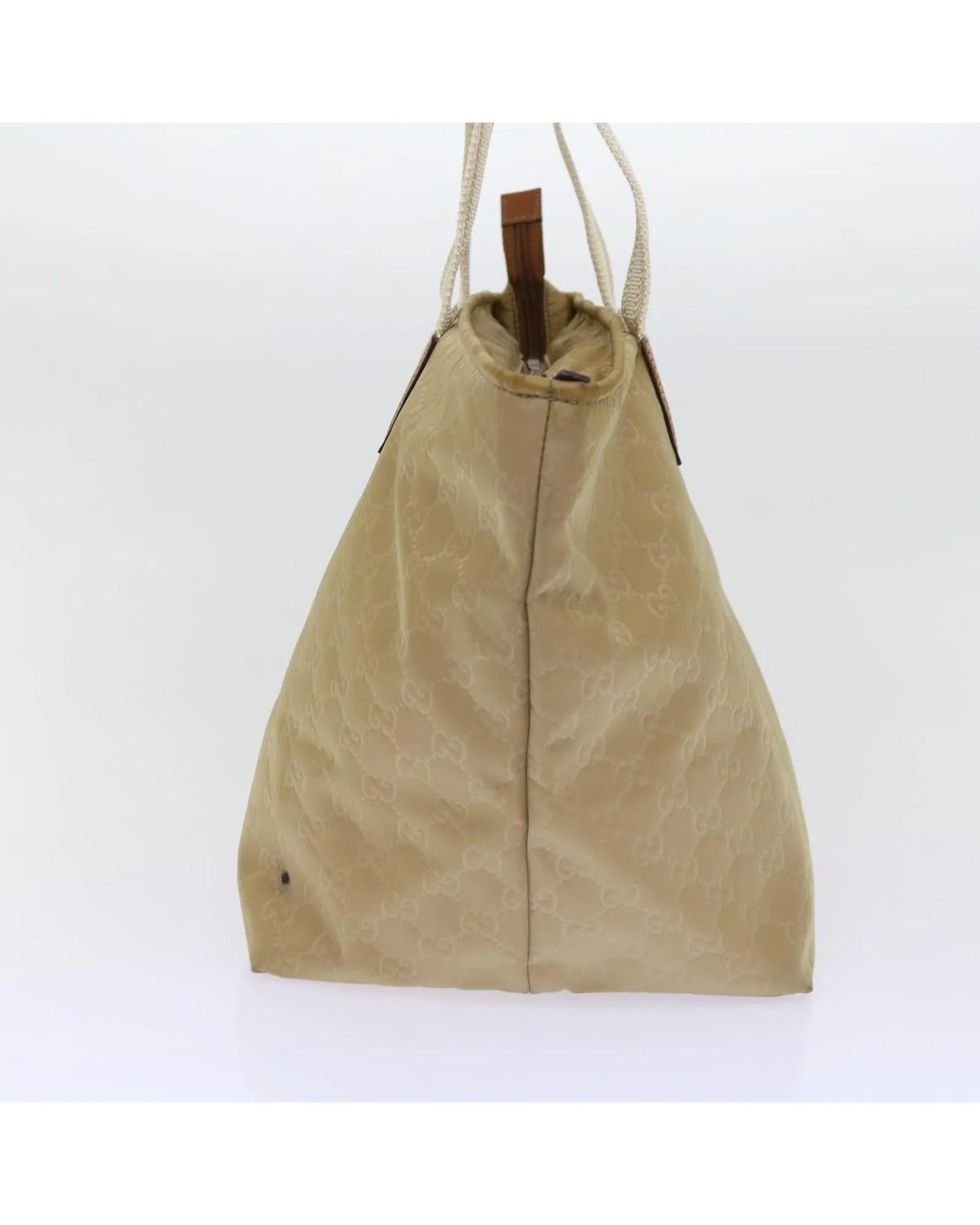 GG Canvas Tote Bag in Beige by Italian Designer