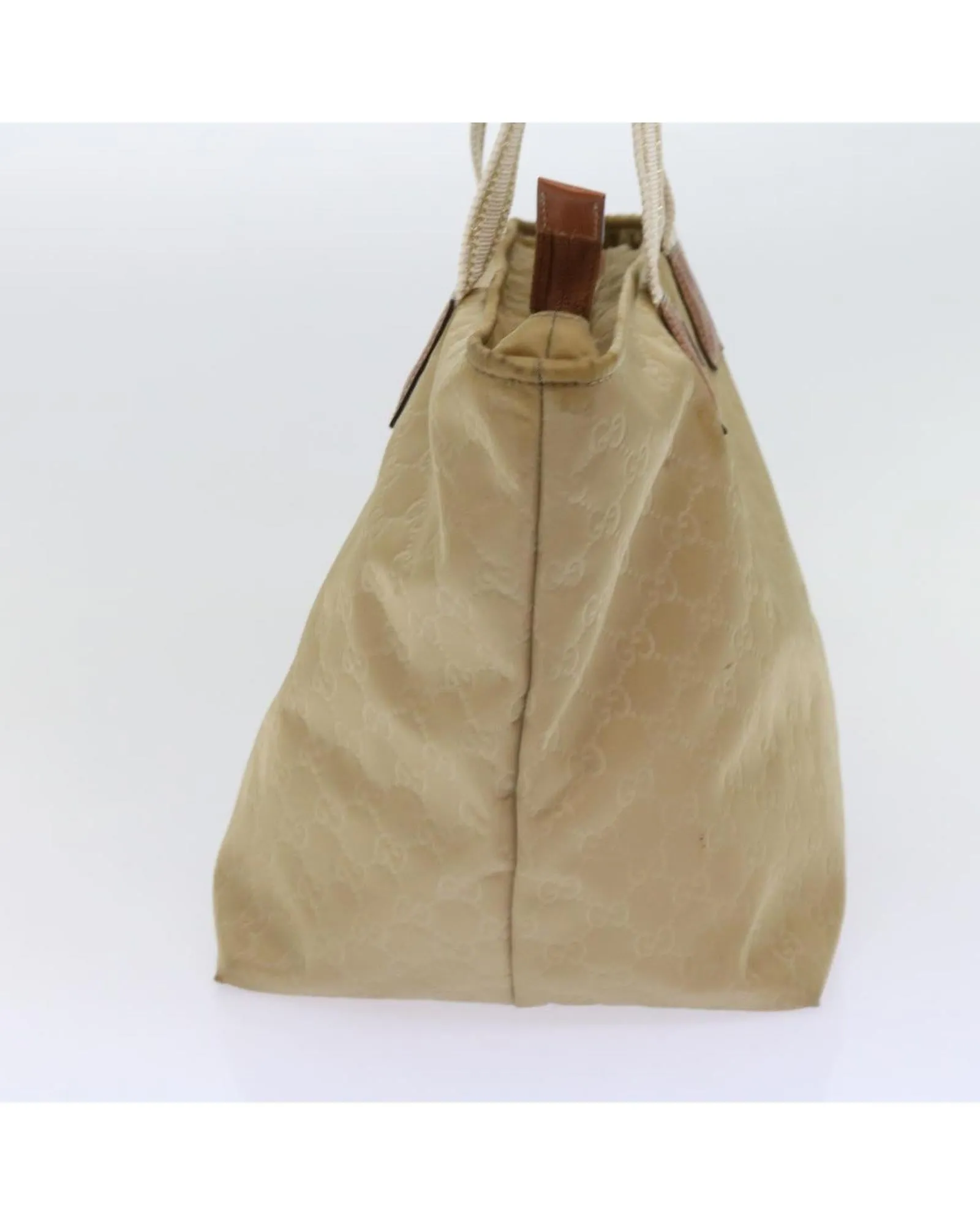 GG Canvas Tote Bag in Beige by Italian Designer