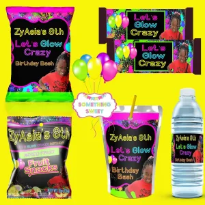 Glow Neon Birthday Theme - FREE SHIPPING