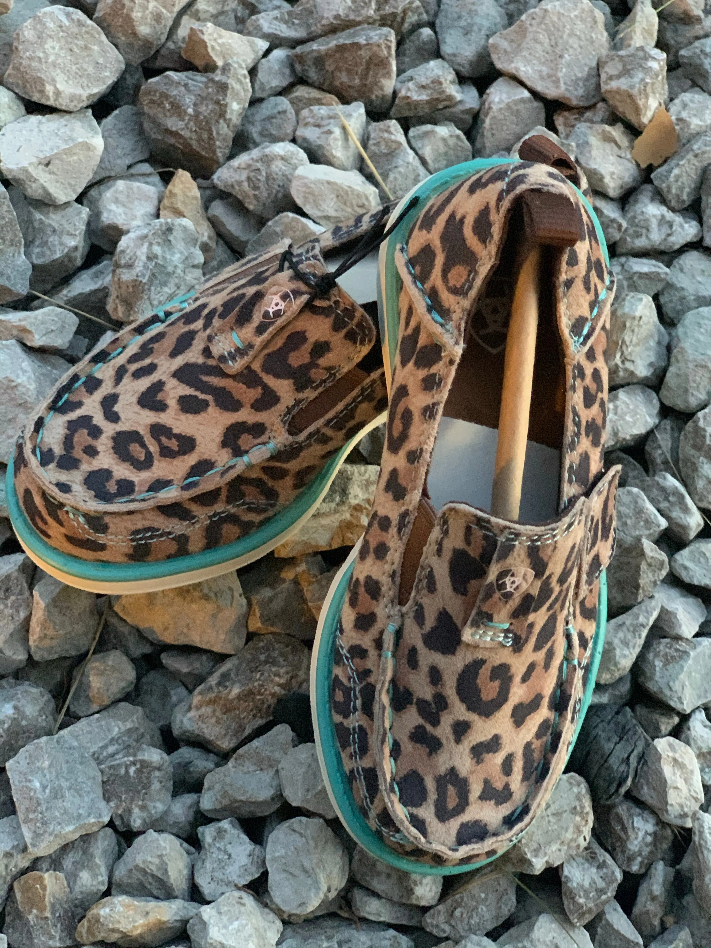 Kid's Ariat Child Leopard Cruiser