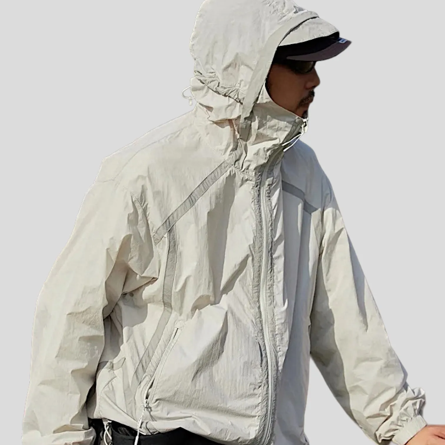 Light weight quick dry windbreaker with sun protection