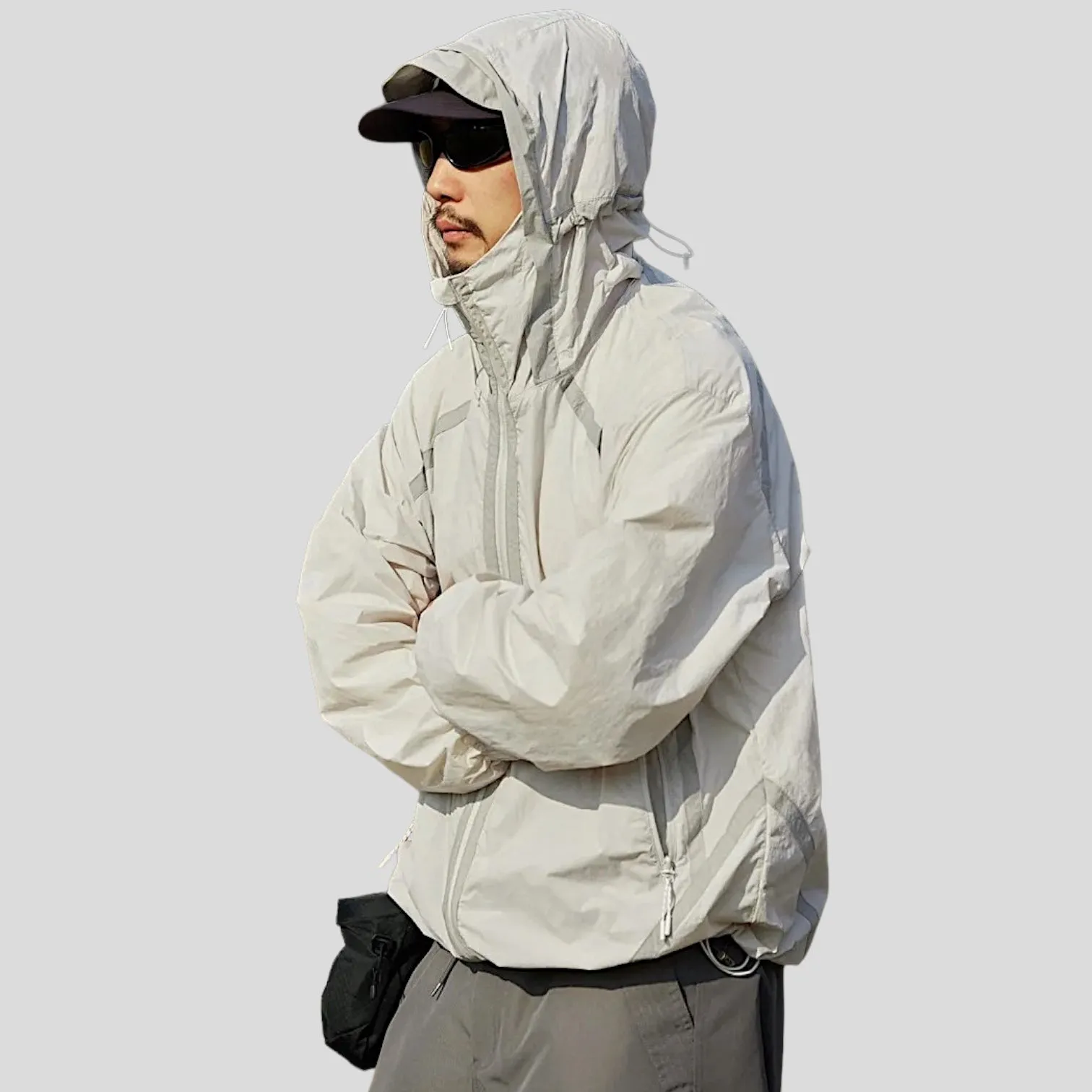 Light weight quick dry windbreaker with sun protection