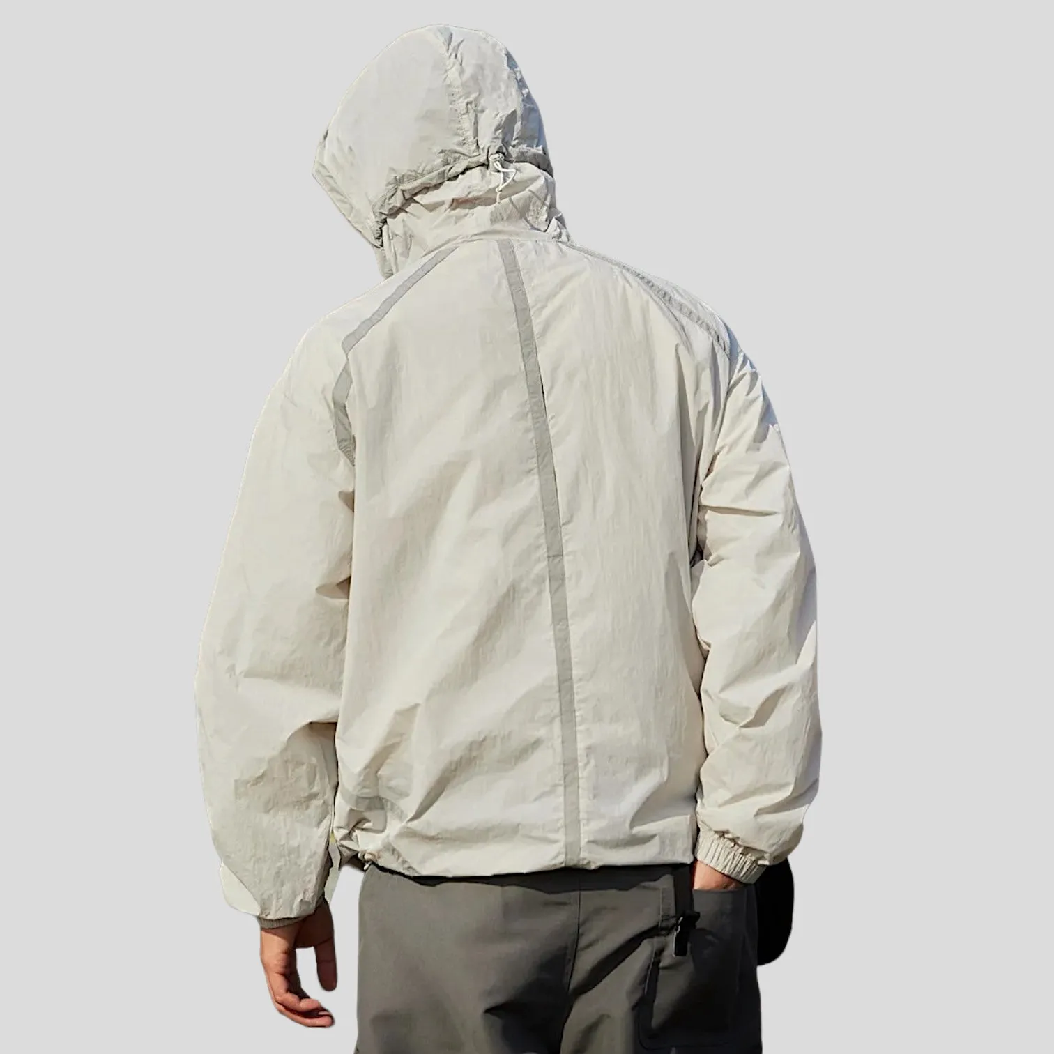 Light weight quick dry windbreaker with sun protection