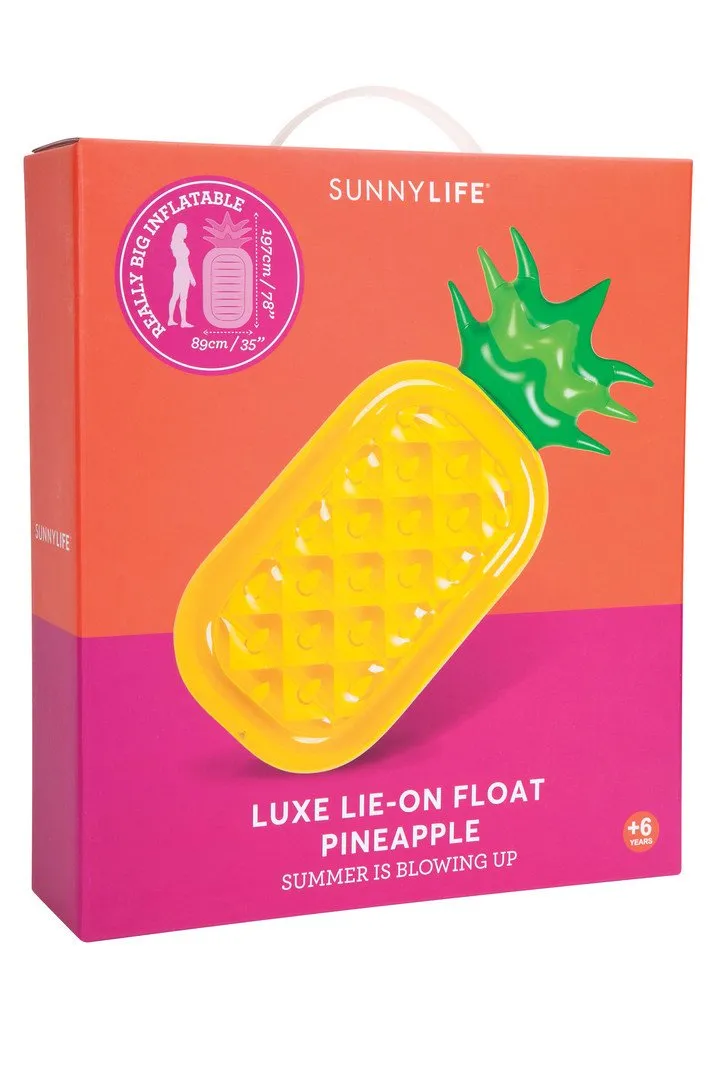 Luxe Lie-On Pineapple Float