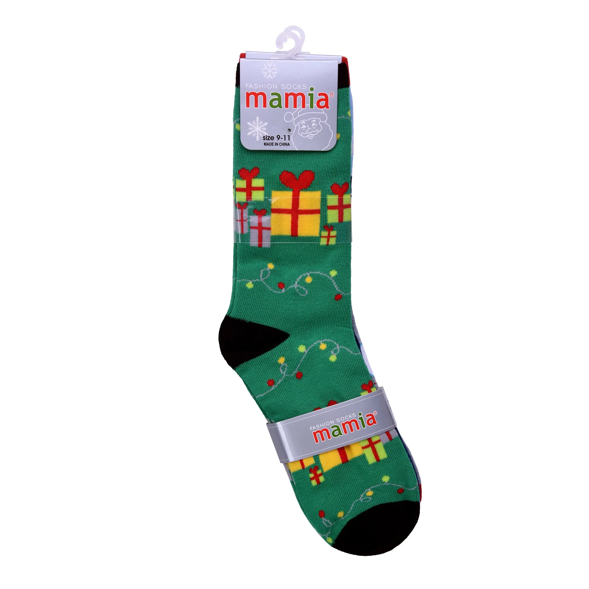 MAMIA LADIES DESIGN CREW SOCKS (X-MAS)