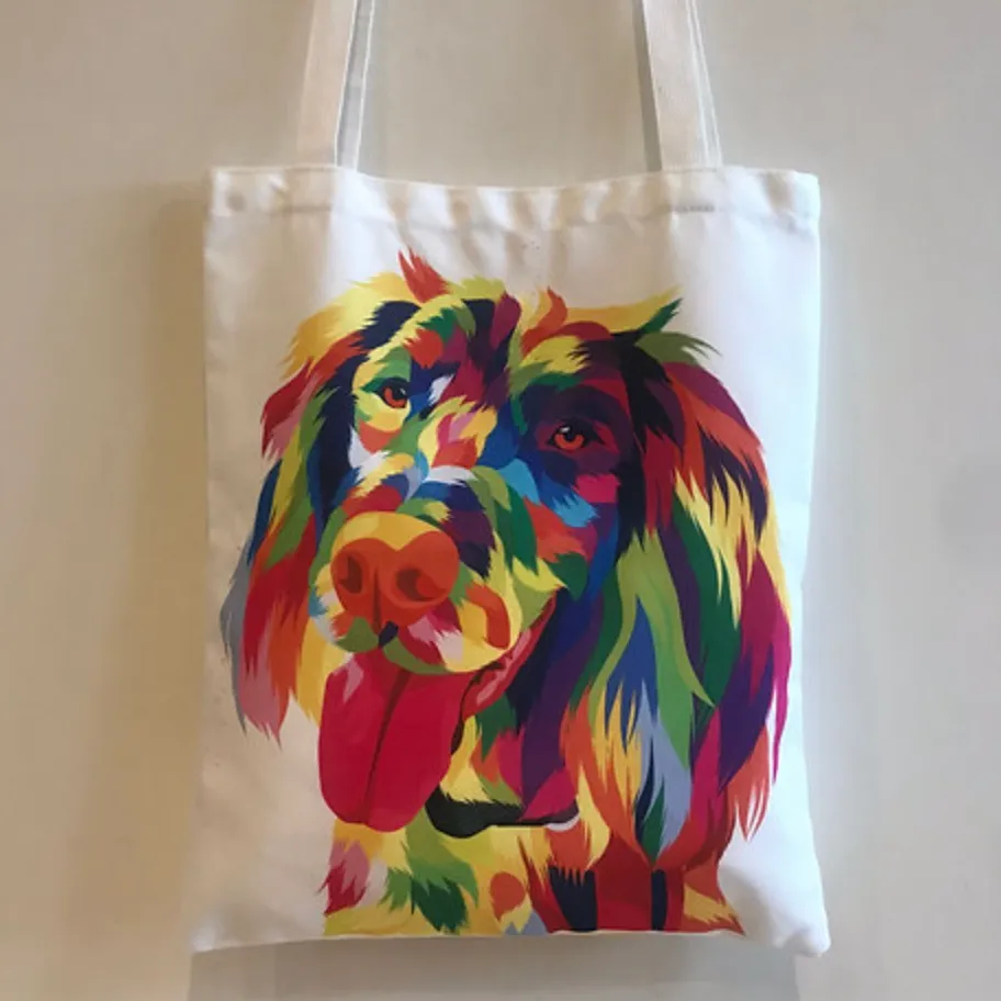 Multicoloured Animal Tote Shopping Bag (3 Designs)