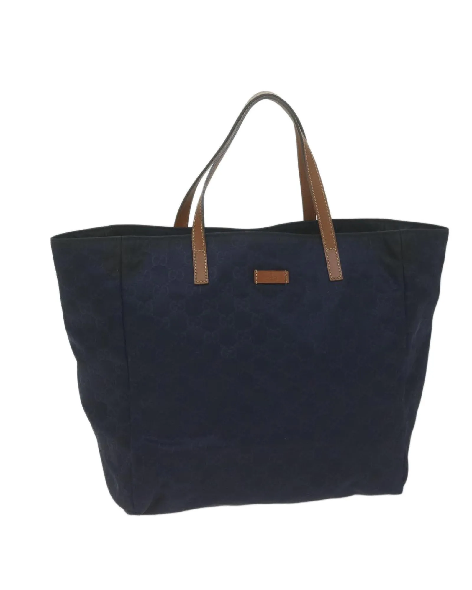 Navy GG Canvas Tote Bag with Accessories and Serial No. 282439