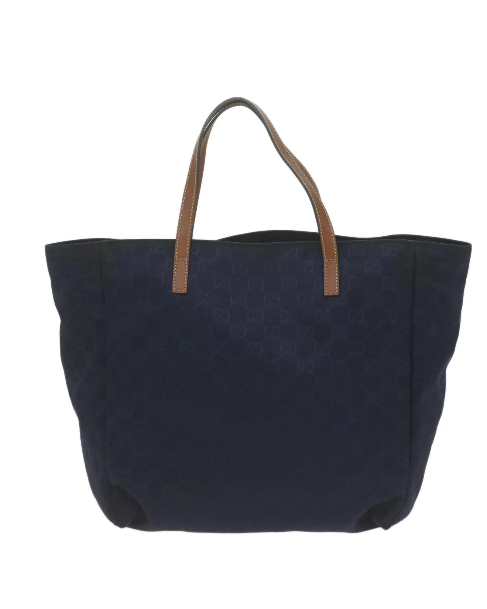 Navy GG Canvas Tote Bag with Accessories and Serial No. 282439