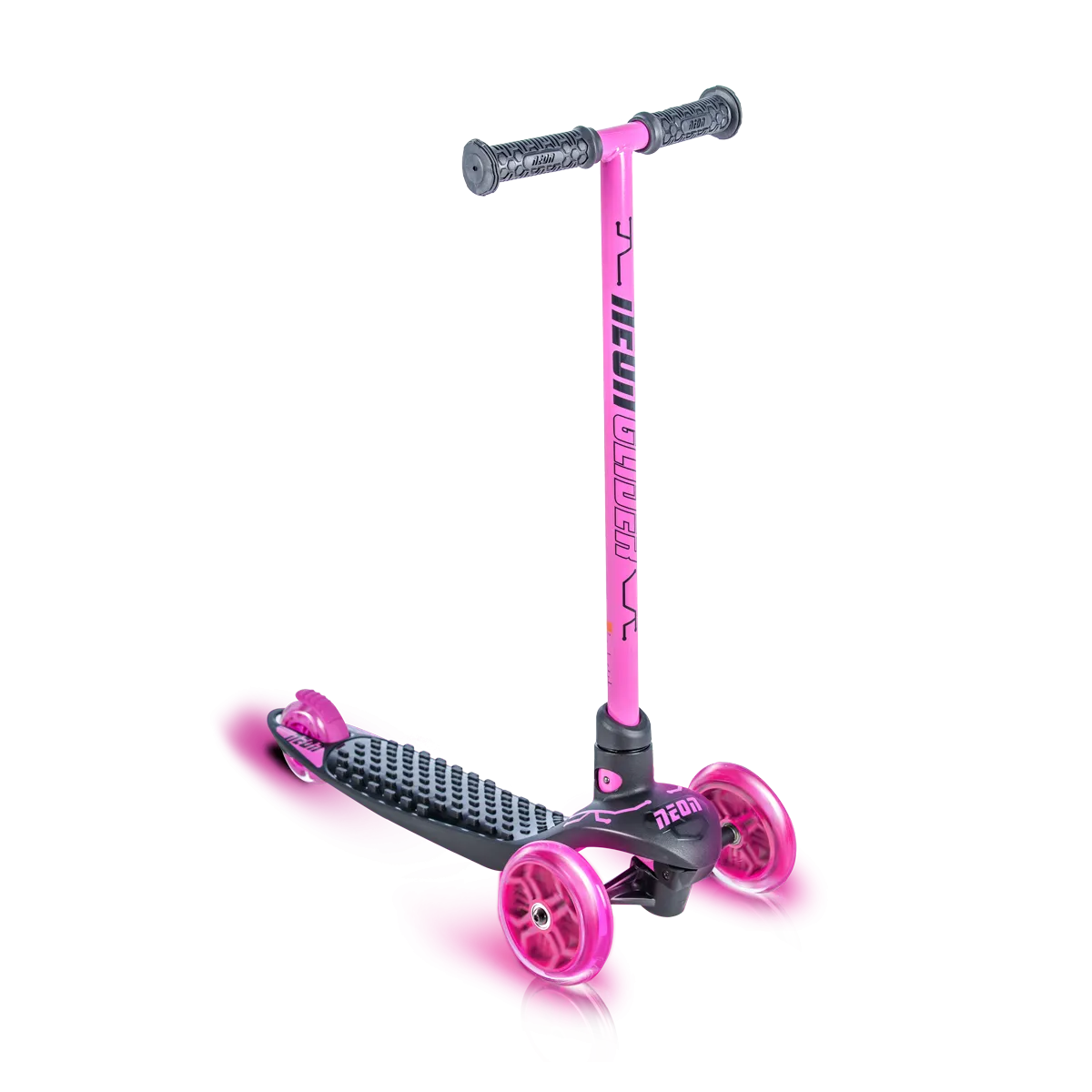 Neon - Neon Glider 3 wheel scooter light up wheels Pink - Age 3-5