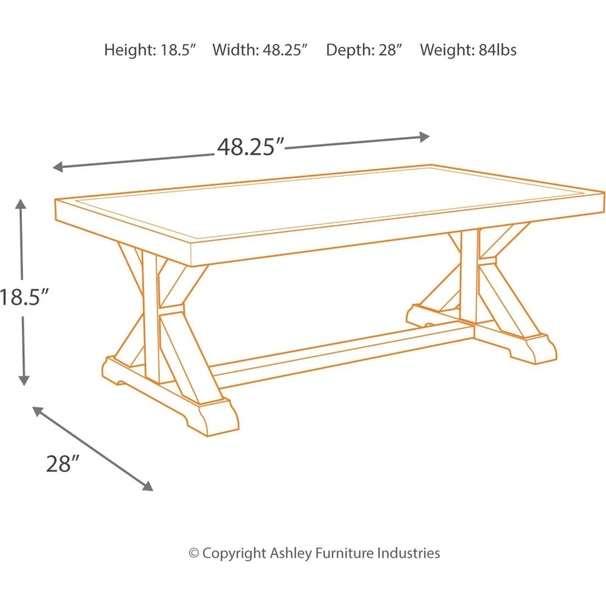 Outdoor Beachcroft Rectangle Cocktail Table