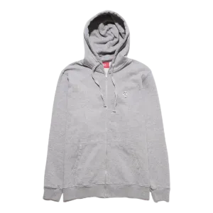 Palm Patch Zip Hoodie Gray