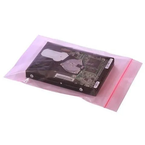 Pink Anti Static Reclosable ESD Bags. 12 x 15 x 4 mil