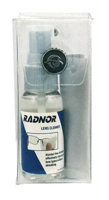 Radnor 1 Ounce Pump Bottle Alocohol-Free Lens Cleaner With Microfiber Cloth For Polycarbonate, Plastic And Glass Eyewear Lenses